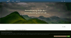 Desktop Screenshot of onlinebanking-forum.de