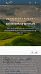 Mobile Screenshot of onlinebanking-forum.de